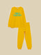 Crew Neck Printed Long Sleeve Boy Pajama Set